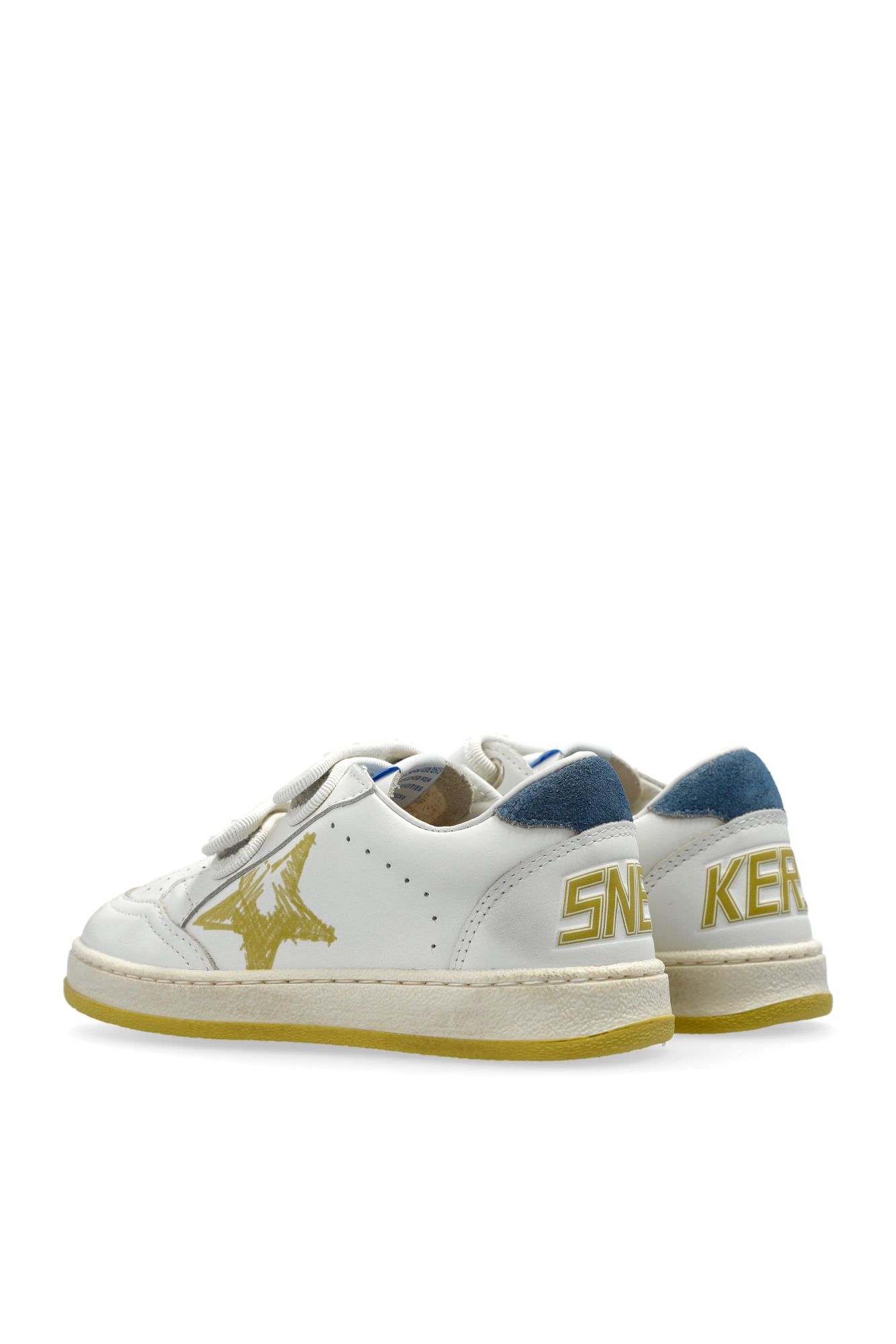 Golden Goose Kids Sports shoes `BALL STAR STRAP WITH PRINTED